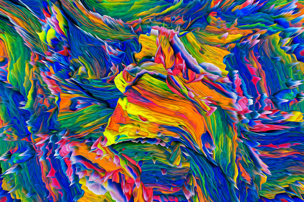 Burst: 40 Abstract Paint Textures-Chroma Supply
