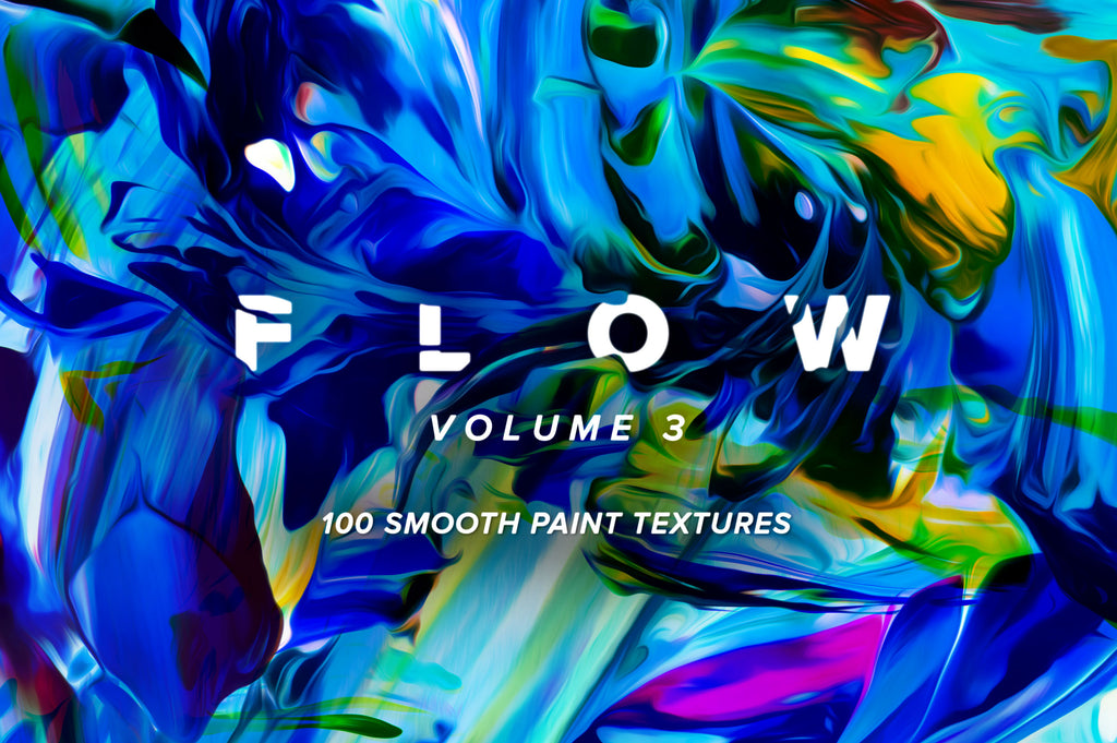 Flow, Vol. 3: 100 Smooth Paint Textures-Chroma Supply