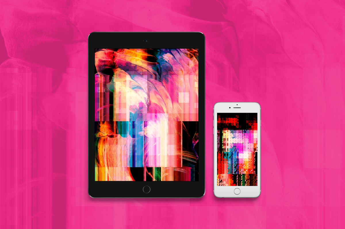 Distorted Paint Glitched: 50 Digitally Distorted Paint Textures – Chroma Supply