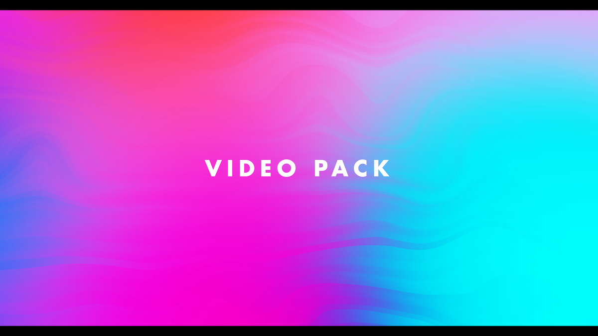 Gradient Wave Vibrant Animated Video Loops Chroma Supply