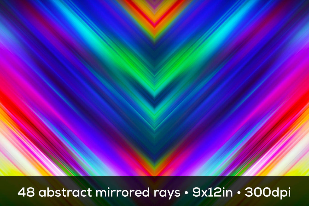 Mirror Rays: Geometric Ray Backgrounds-Chroma Supply