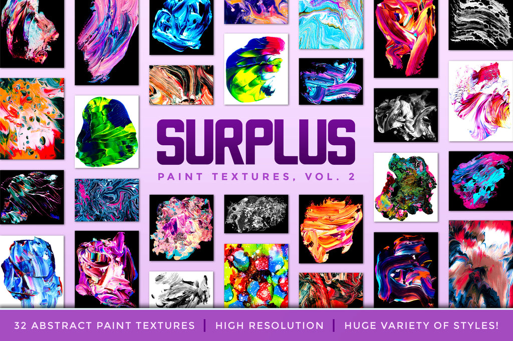Surplus, Vol. 2: Abstract Paint Textures-Chroma Supply