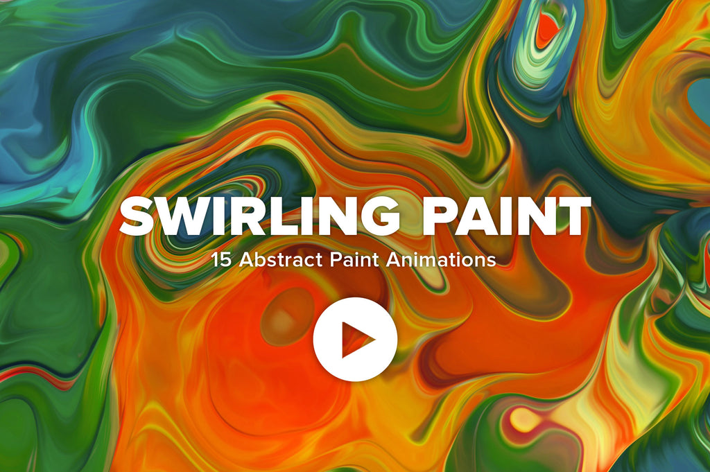 Swirling Paint: 15 Vibrant Animations-Chroma Supply